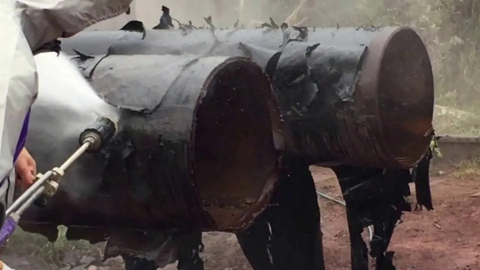 Удаление изоляции Вид: труба фторопластовая 