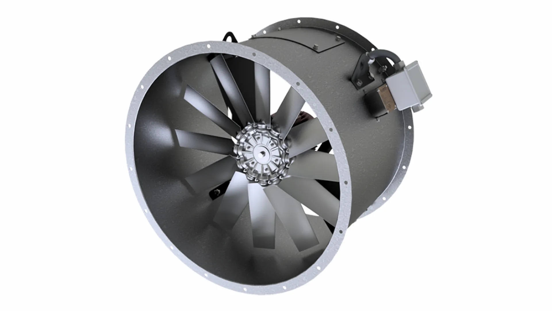 Промышленный вентилятор осевой  2х22 кВт.ч для туннелей и штолен GAL 7-220/220